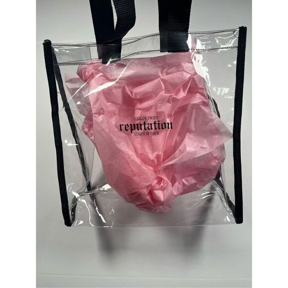 Taylor Swift Reputation Stadium Tour Clear Tote Bag Authentic Official Merch - Picture 9 of 15